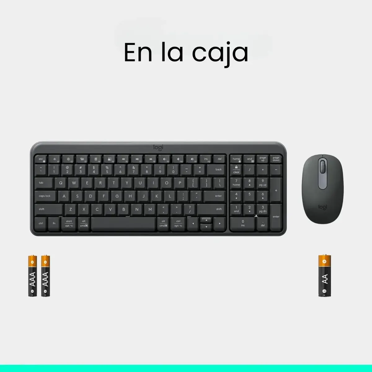 LOGITECH - Teclado + Mouse MK2T50 Negro