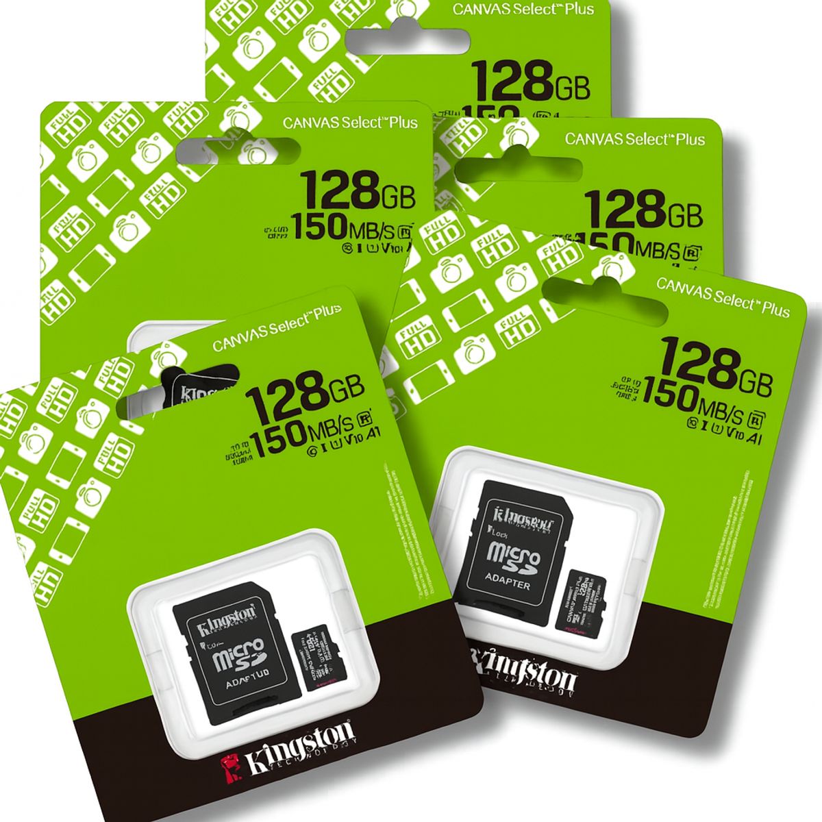 KINGSTON - MEMORIA MICRO SD 128GB 150 MBS KINGSTON CANVAS SELECT PLUS