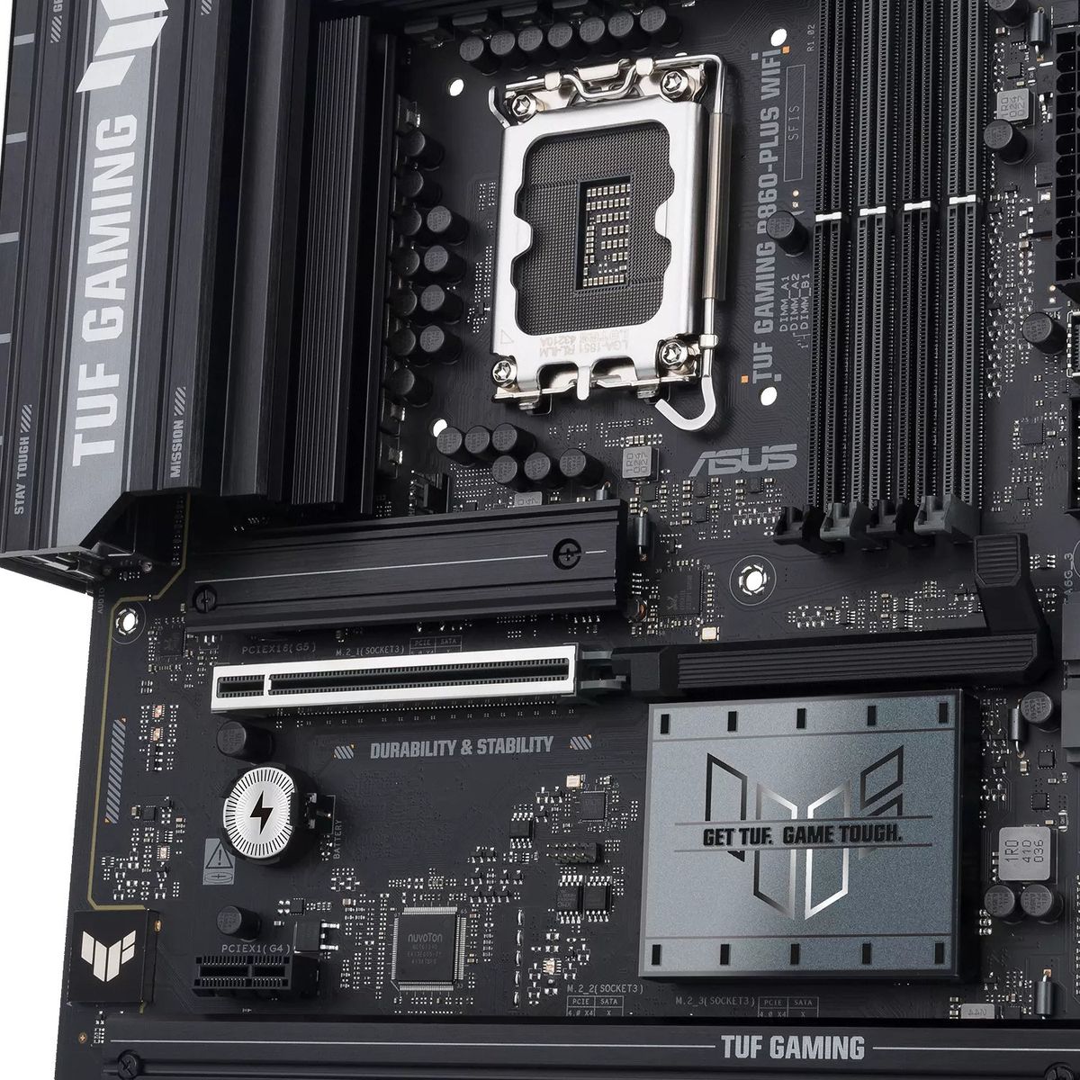 ASUS - Tarjeta Madre ASUS TUF B860-PLUS WIFI Intel de Alta Estabilidad con Soporte DDR5