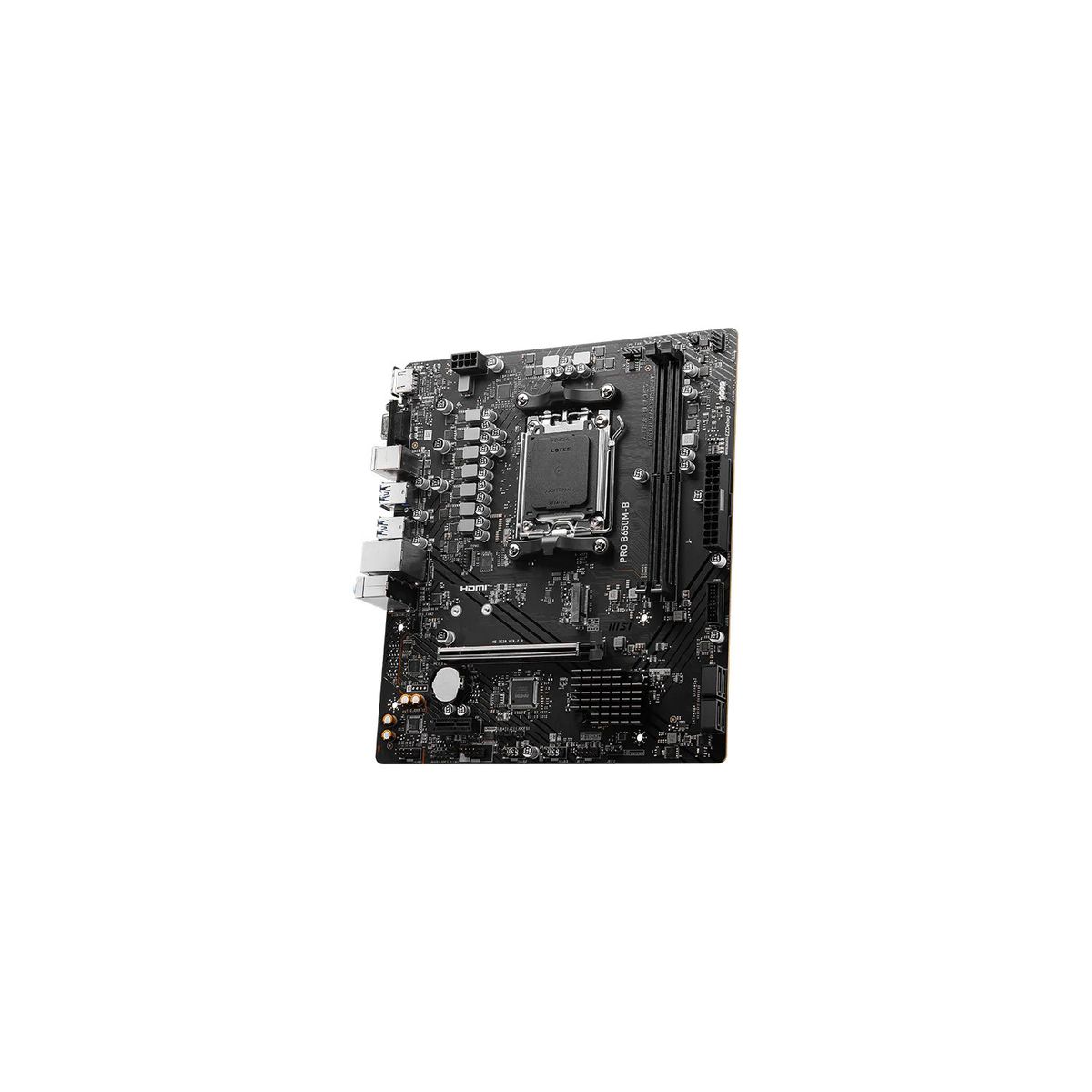 MSI - TARJETA MADRE MSI PRO B650M-B de Alta Estabilidad con Soporte RYZEN y Capacidad DDR5