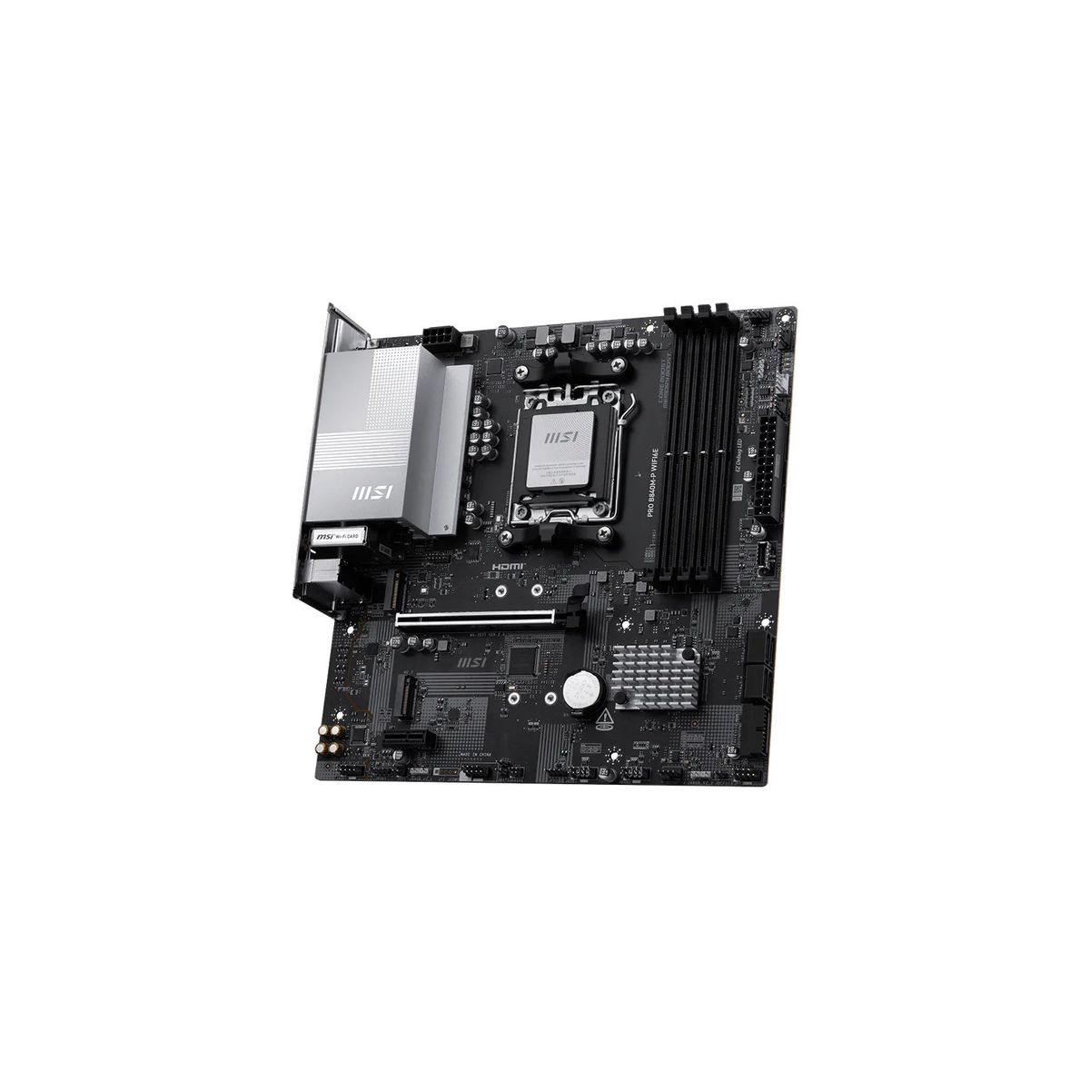 MSI - TARJETA MADRE MSI PRO B840M-P WIFI de Alta Estabilidad con Soporte RYZEN