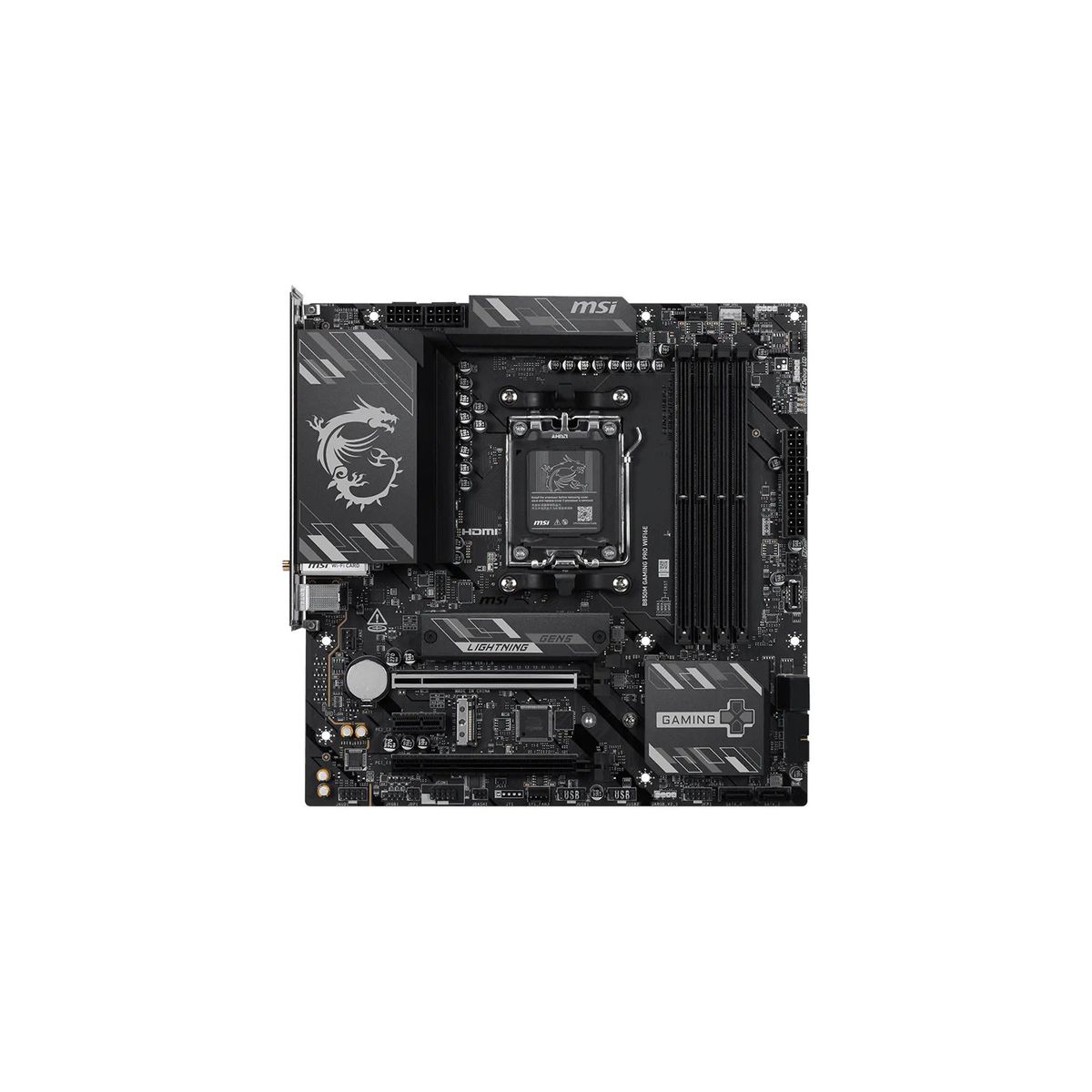 MSI - TARJETA MADRE MSI B850M GAMING PRO WIFI de Alta Estabilidad con Conectividad WiFi 6E