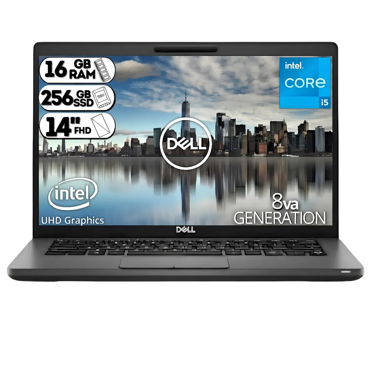DELL - REFURBISHED PORTATIL DELL LATITUDE 5400 INTEL CORE I5- 8365U/SSD 256GB/DDR4 16GB/14 HD NEGRO/REACONDICIONADO