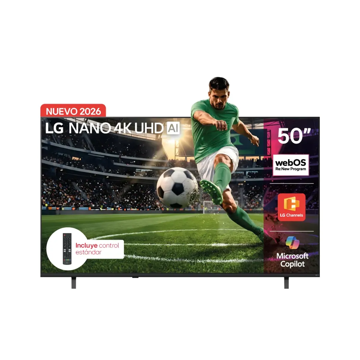 LG - Televisor LG 50 Pulgadas Nano 4k Uhd IA