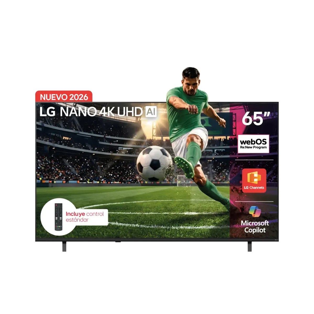 LG - Televisor LG 65 Pulgadas Nano Uhd 4k Smart Tv IA