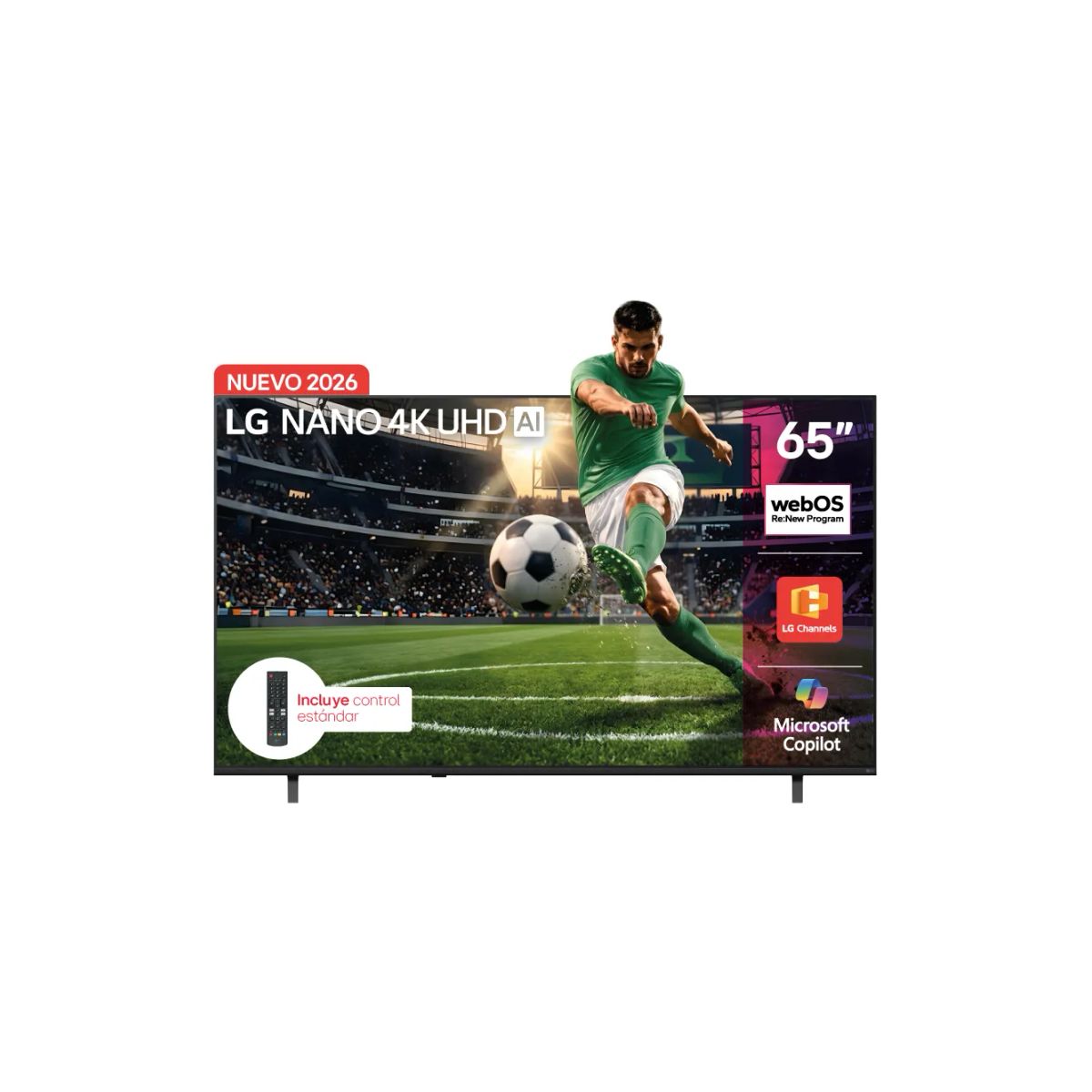LG - Televisor LG 65 Pulgadas Nano Uhd 4k Smart Tv IA
