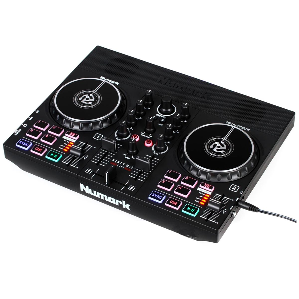 NUMARK - Consola Mezcladora Controlador Numark Dj Party Mix Live
