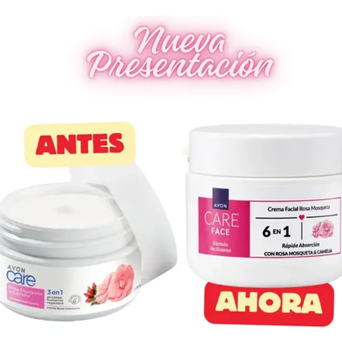 AVON - Crema Facial Rosa Mosqueta Avon Care 100g