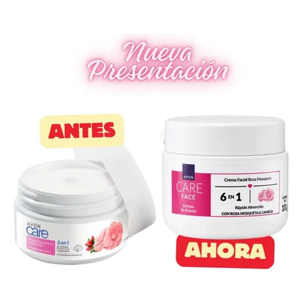 AVON - Crema Facial Rosa Mosqueta Avon Care 100g