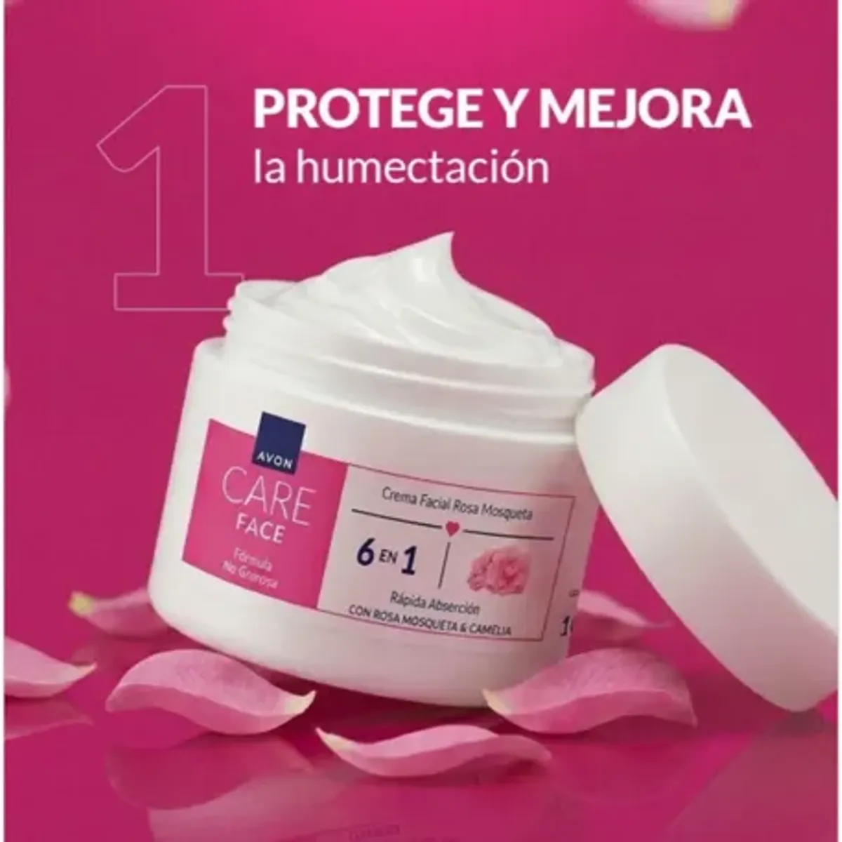 AVON - Crema Facial Rosa Mosqueta Avon Care 100g