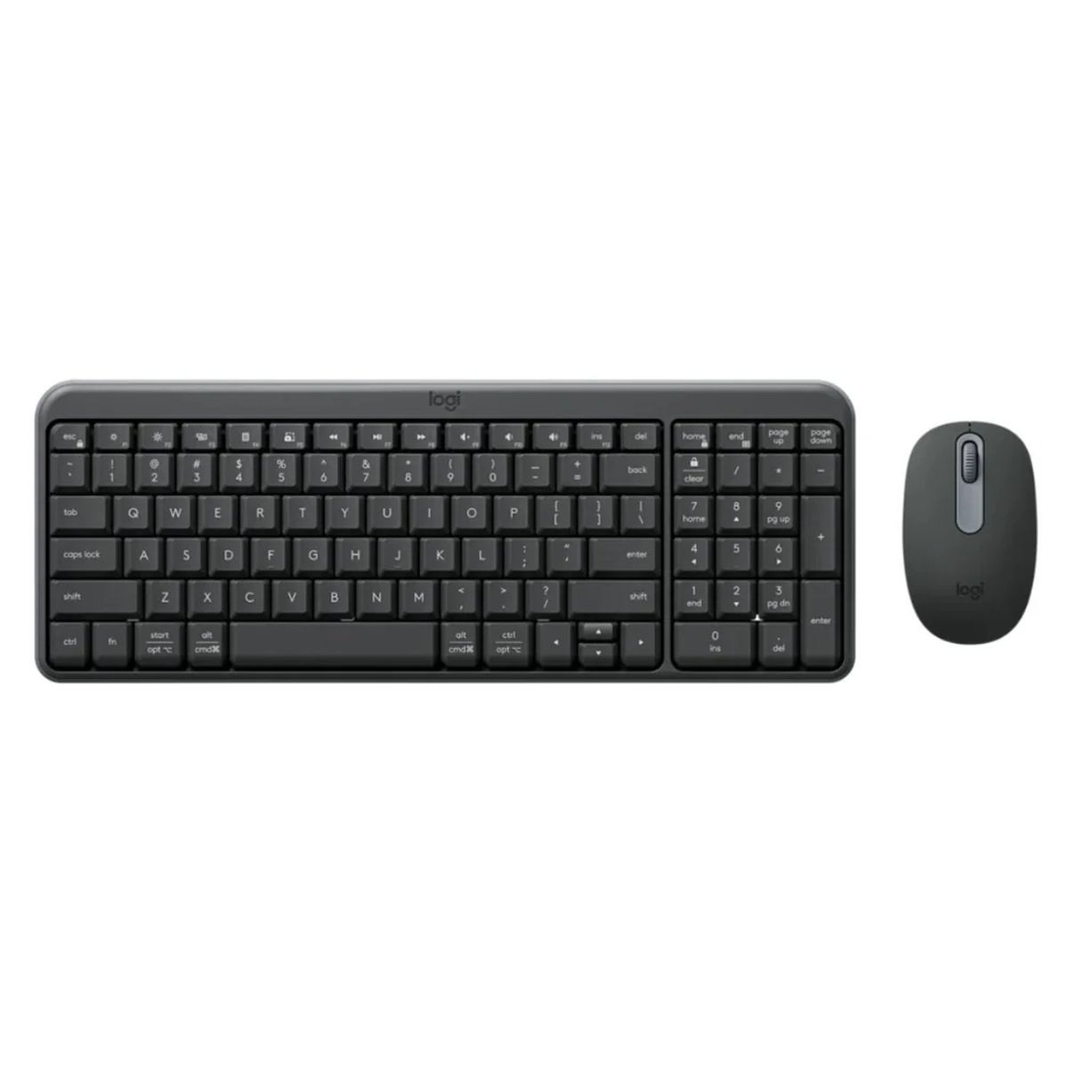 LOGITECH - Combo de Teclado y Mouse Inalámbrico Logitech MK250 USB con Diseño Compacto