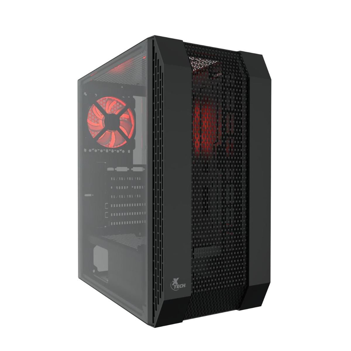 XTECH - Xtech DEIMOS - Chasis tipo torre ATX mediana para videojuegos con ventana de acrílico