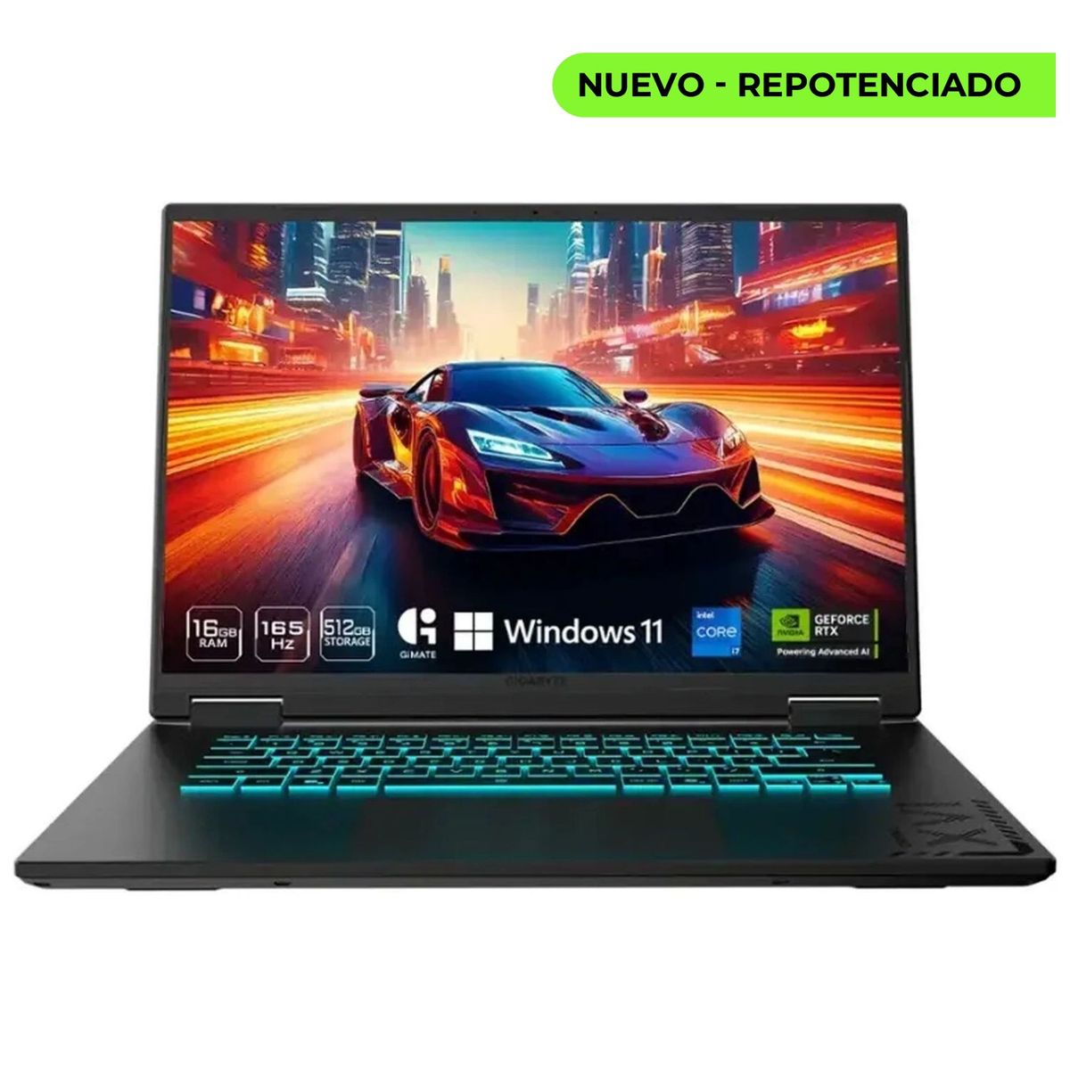 GIGABYTE - PORTATIL GAMER GIGABYTE GAMING A16 - CORE i7 13620H - RAM 32GB - SSD 2TB - RTX 5070 8GB
