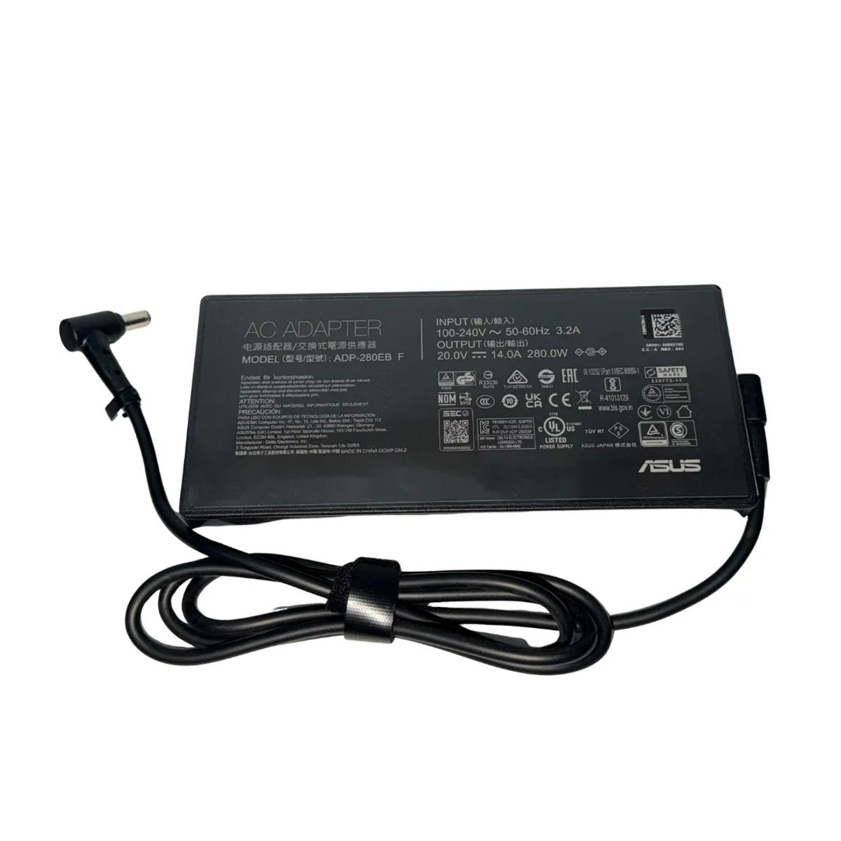ASUS - Cargador ASUS Original Gamer 20V 14,0A 280W PUNTA ROG STRIX