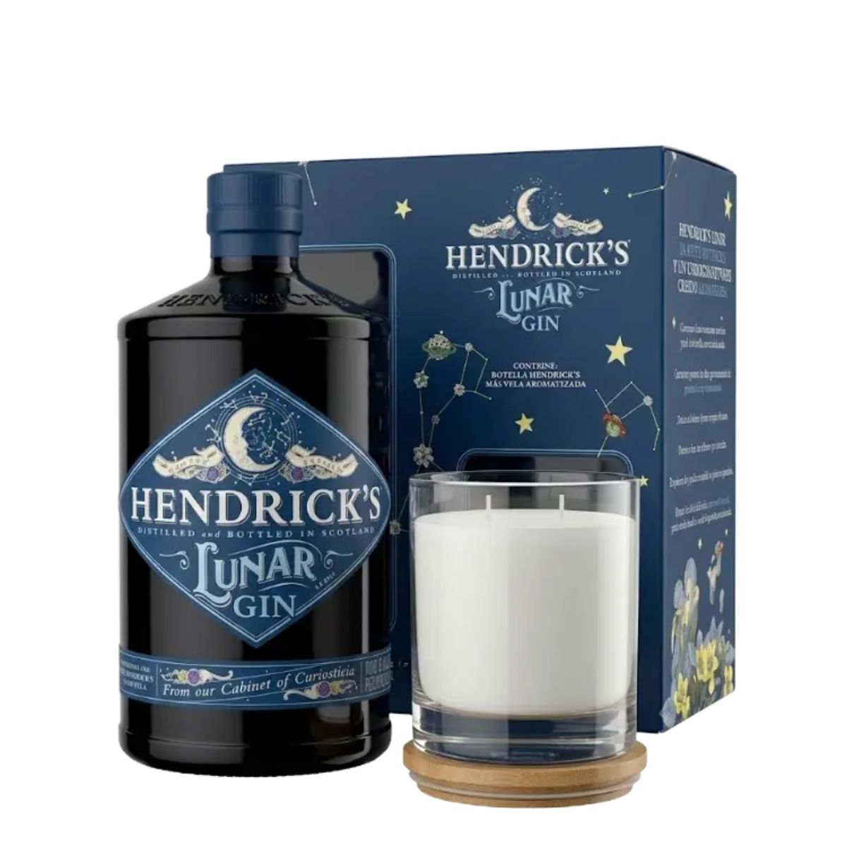 HENDRICKS - GIN HENDRICK´S LUNAR 700 ML MAS OBSEQUIO VELA