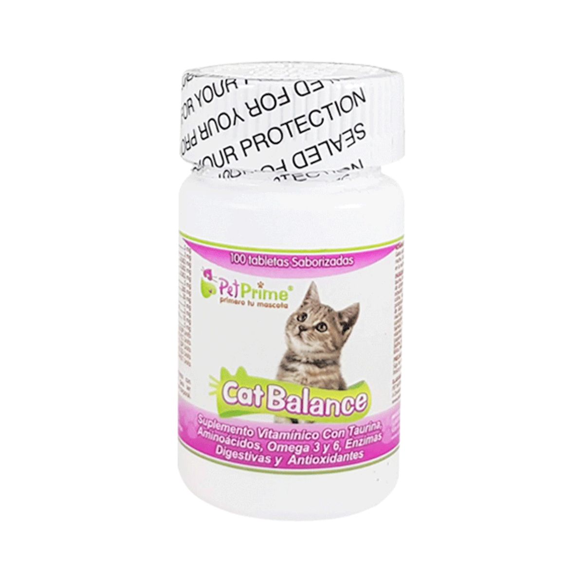 PET PRIME - Suplemento Cat Balance Gatos 100 Tabletas