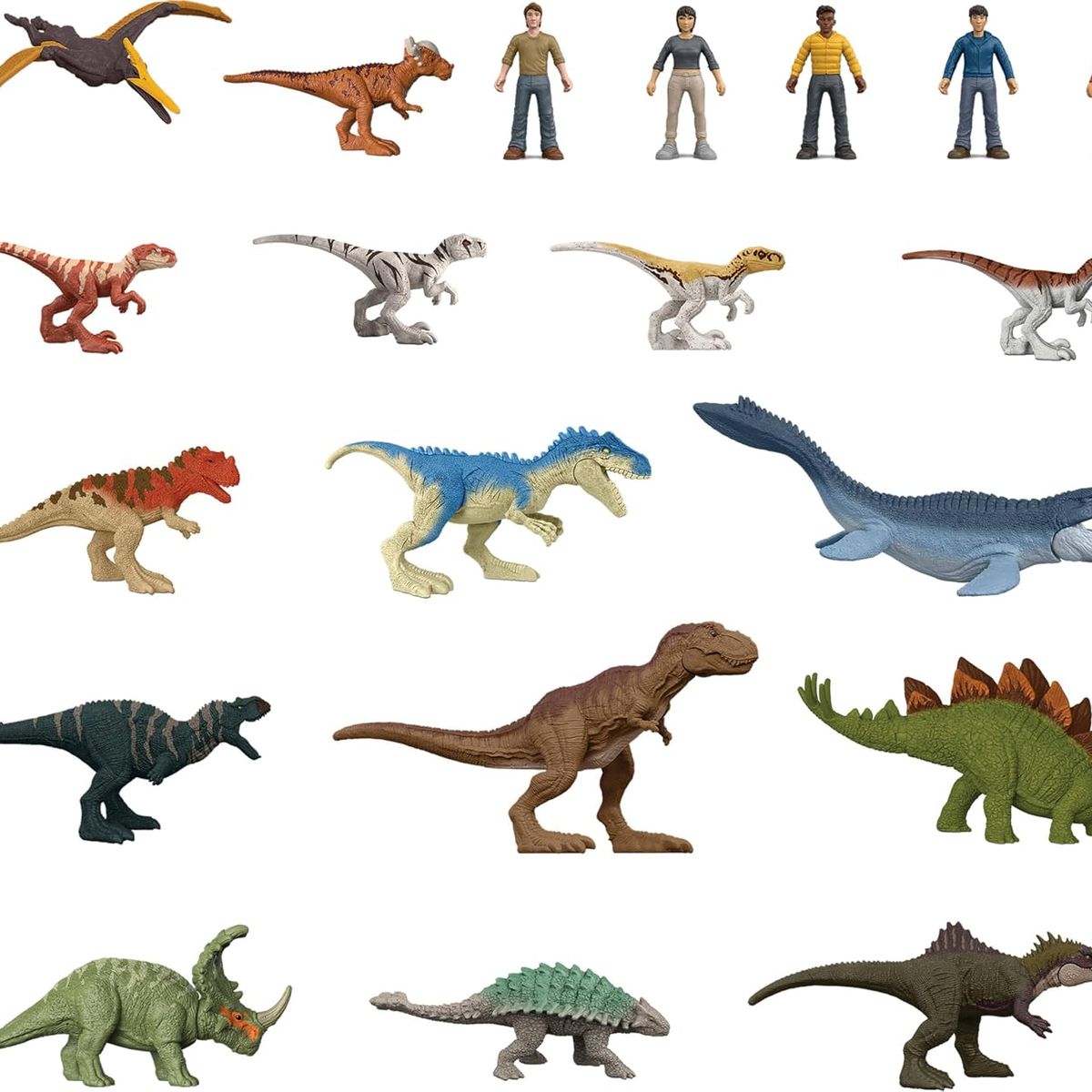 MATTEL - Figuras Mini Jurassic World Chaos Theory Set 20 Mattel