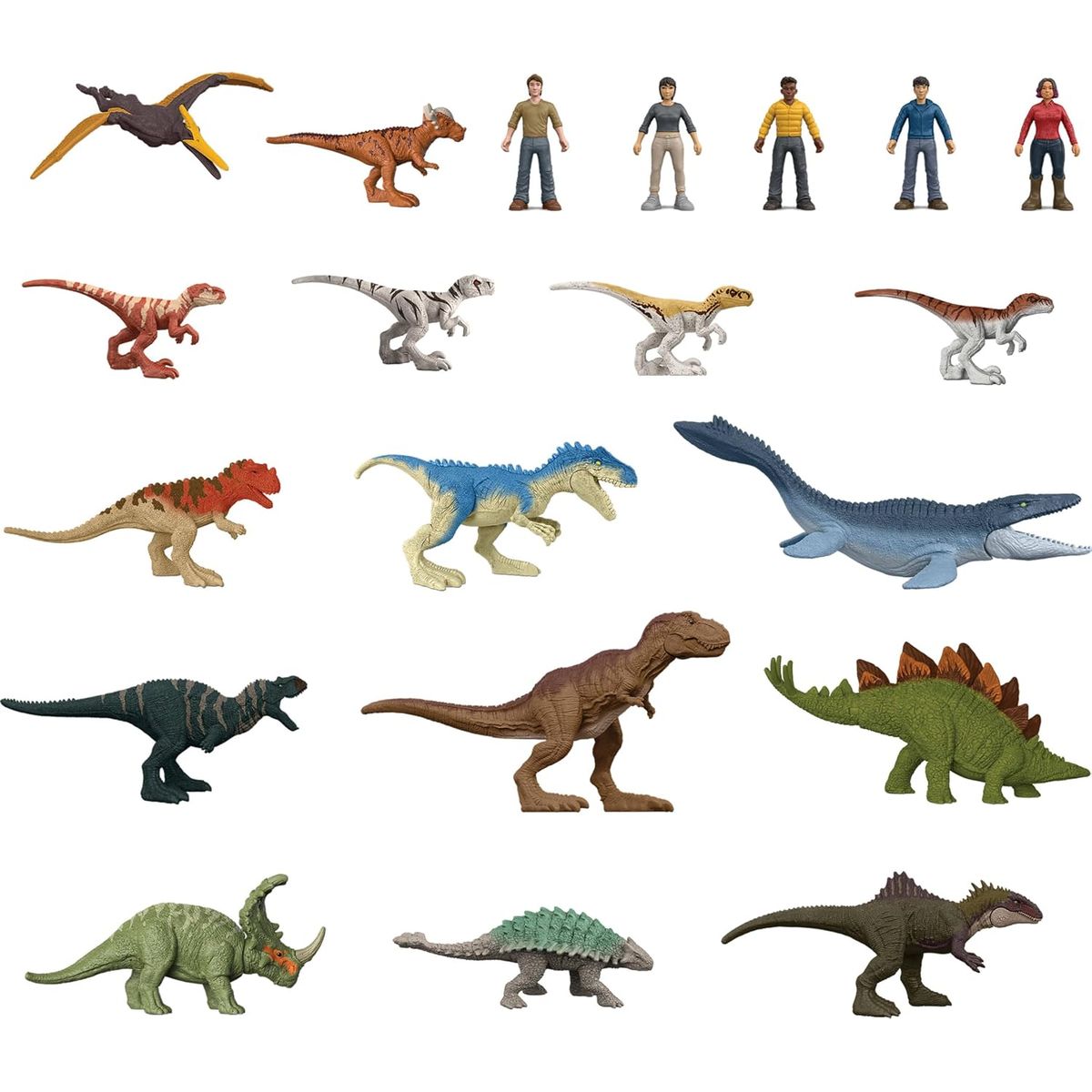 MATTEL - Figuras Mini Jurassic World Chaos Theory Set 20 Mattel