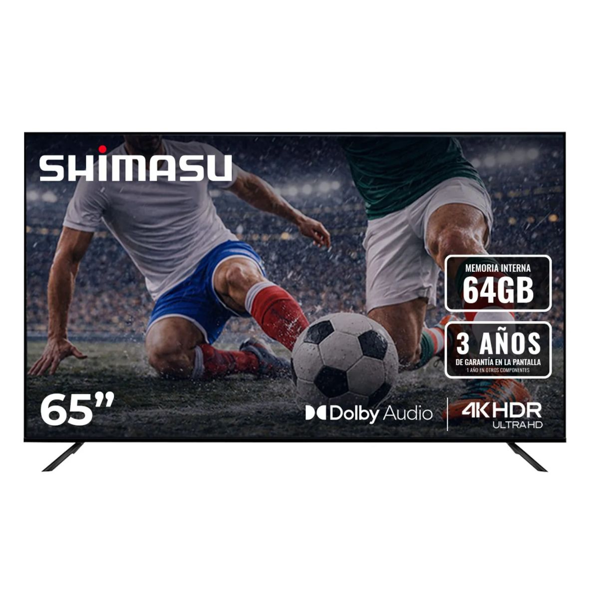 SHIMASU - Televisor Shimasu 65 Pulgadas SH-TV65UTL1F5CO 4K UHD LED Smart TV Google