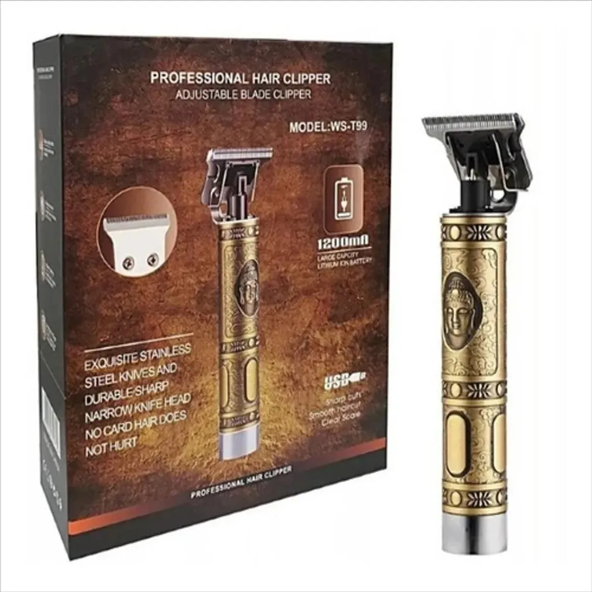 CLIPPER - MAQUINA PATILLERA RECARGABLE WS-T99