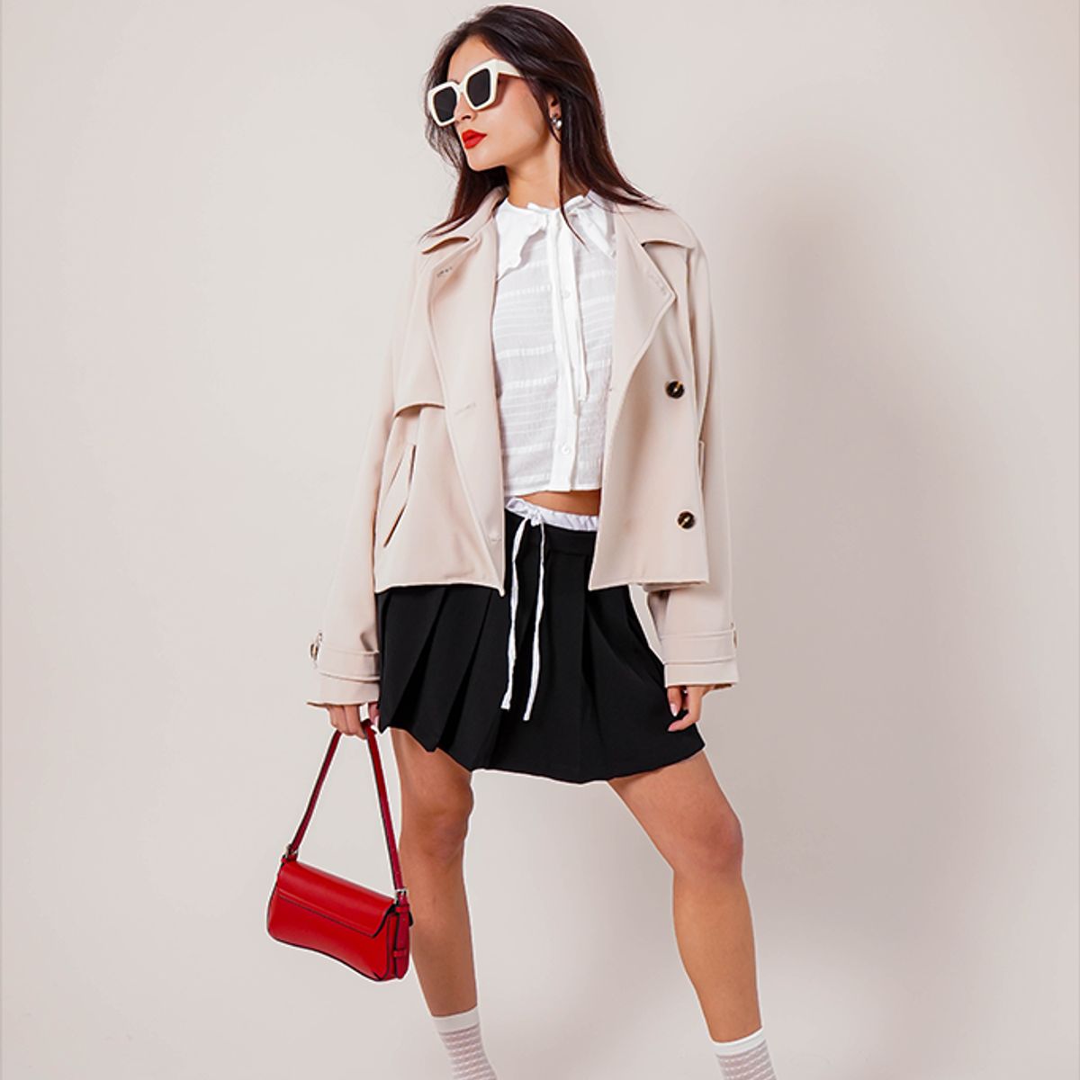 FREE COLLECTION - BH CHAQUETA TRENCH CORTA 8369 FREE SPIRIT