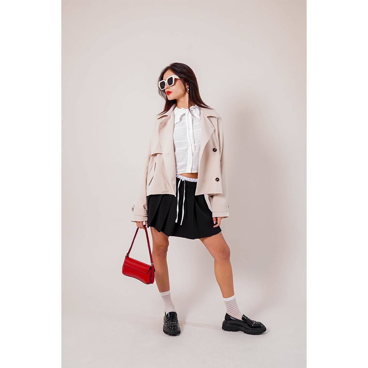 FREE COLLECTION - BH CHAQUETA TRENCH CORTA 8369 FREE SPIRIT