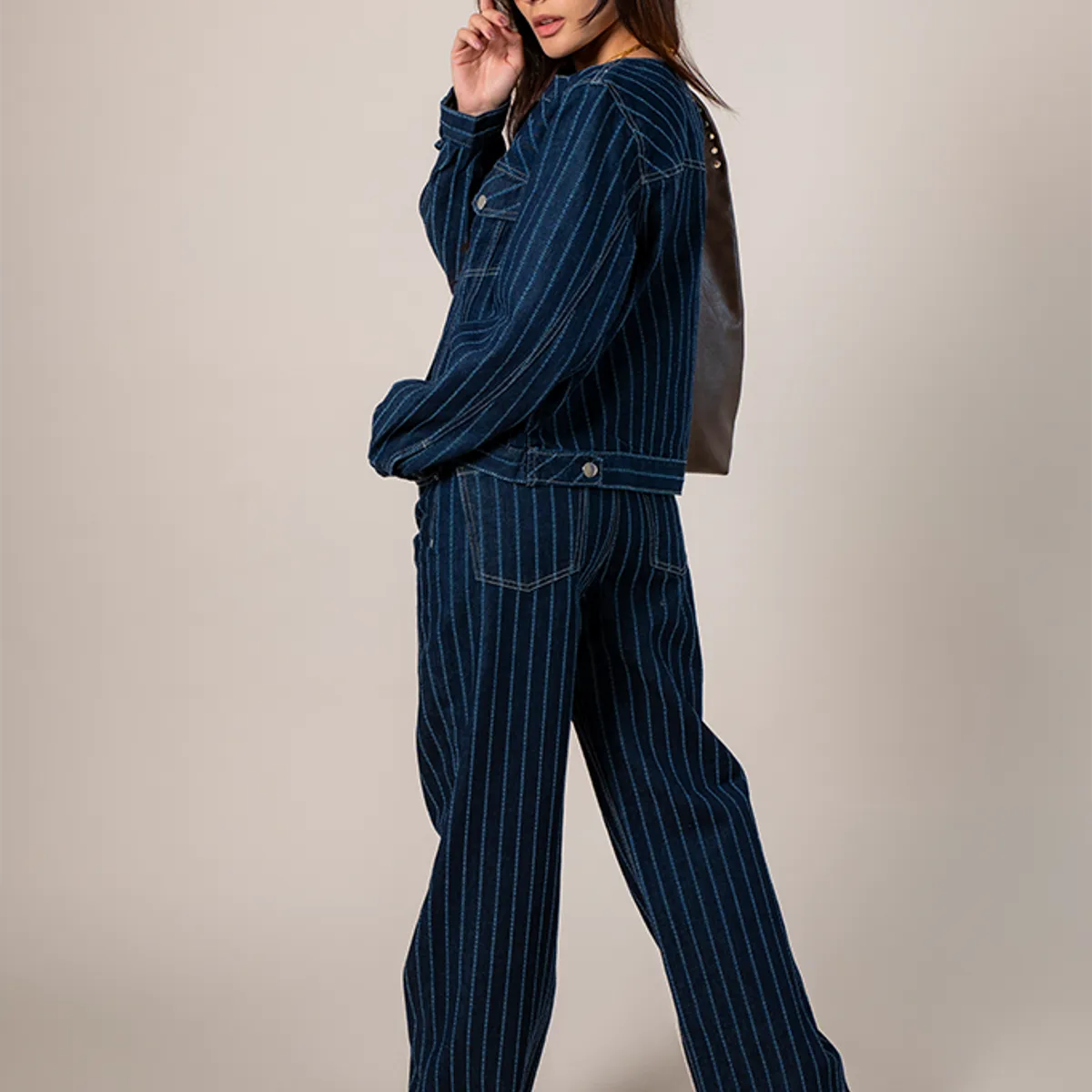 FREE COLLECTION - JEANS STRAIGHT RAYAS B-M 8579 FREE SPIRIT