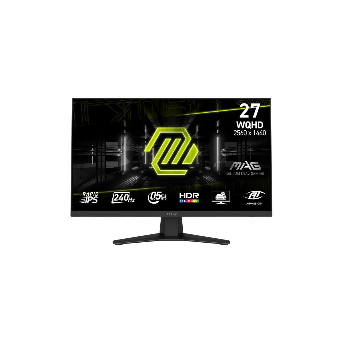 MSI - Monitor Gaming Profesional MSI 274QF X24 WQHD Fast IPS 240Hz Diseñado para Máximo Rendimiento