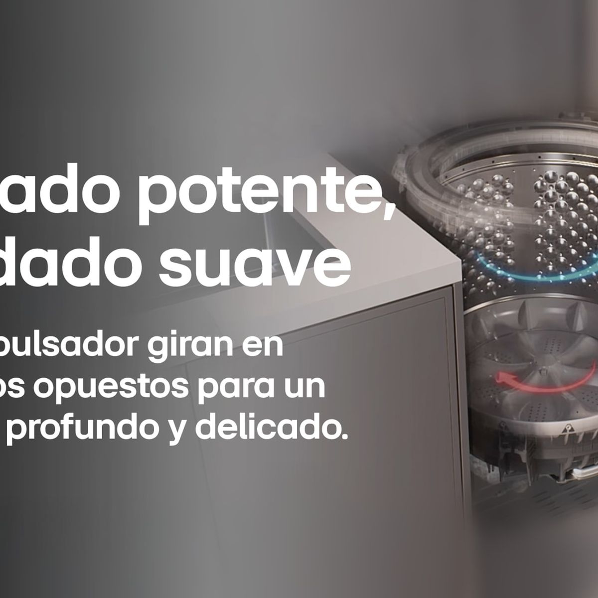 LG - Lavadora LG 17Kg Carga Superior TurboDrum Silenciosa WT17OVTB