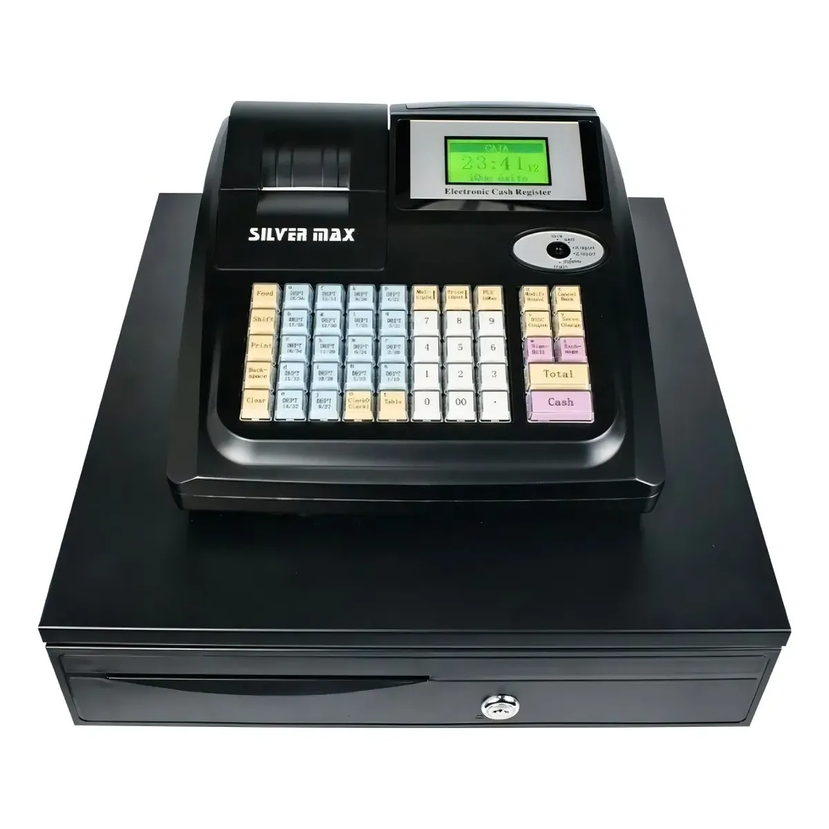 SILVER - Caja Registradora Silver Max Conexiones Usb 10000 Plus Led