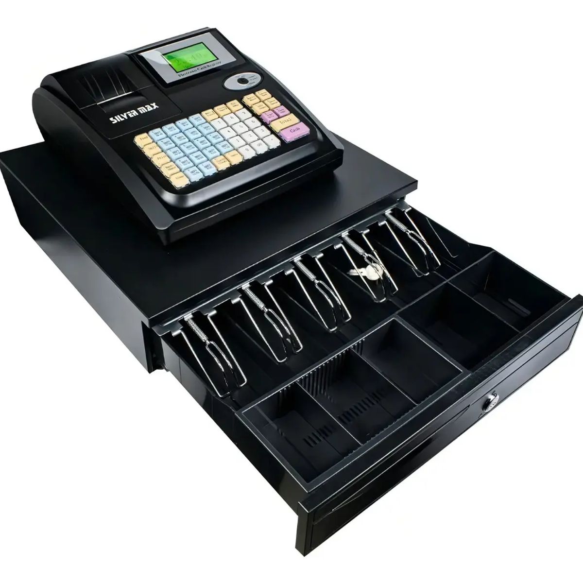 SILVER - Caja Registradora Silver Max Conexiones Usb 10000 Plus Led