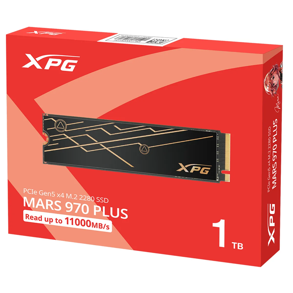 XPG - SSD M.2 XPG MARS 970 PLUS · 1TB · NVMe PCIe Gen5 · 10.500/9.500 MB/s