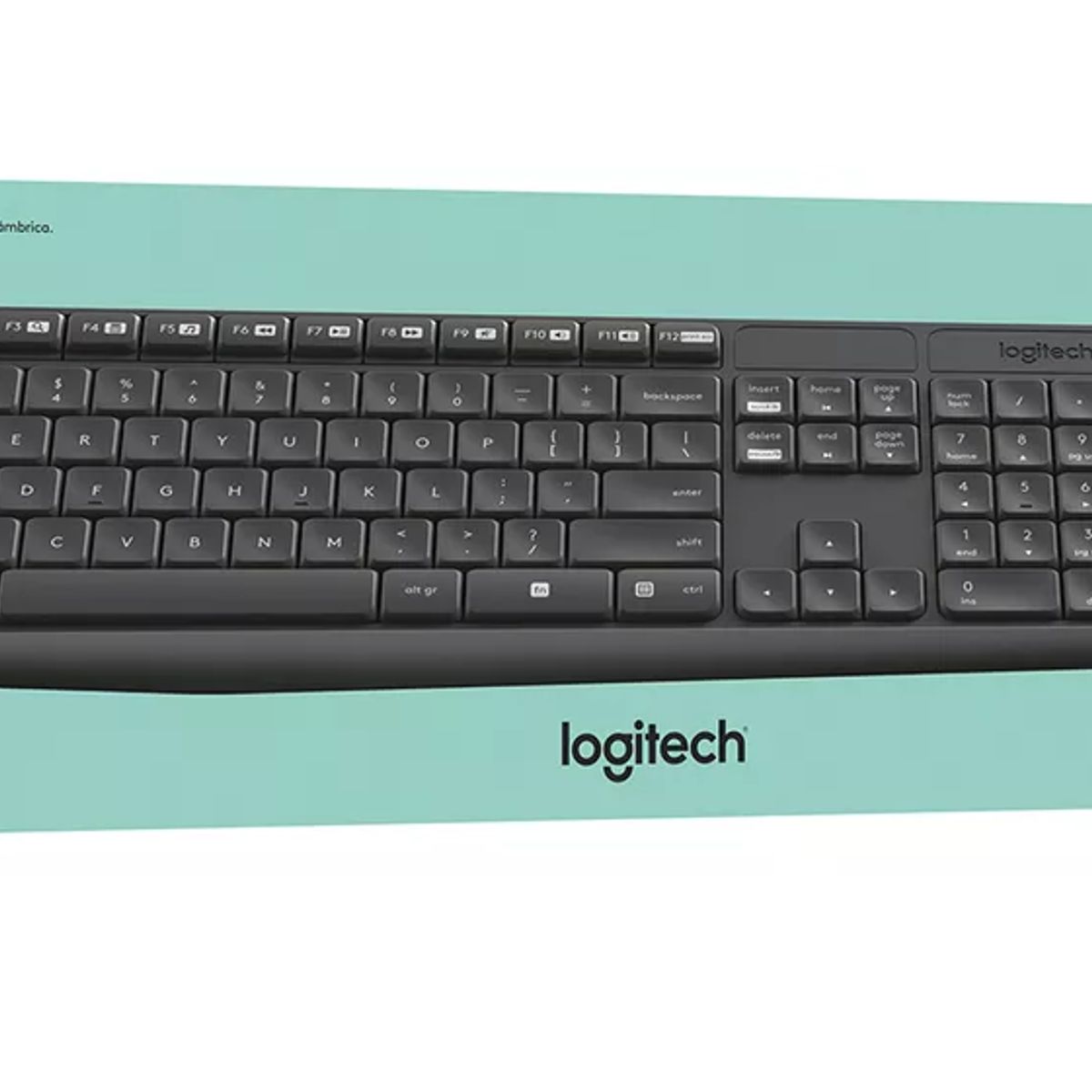 LOGITECH - Combo Logitech Mk235 Teclado Y Mouse Inalámbricos Negro