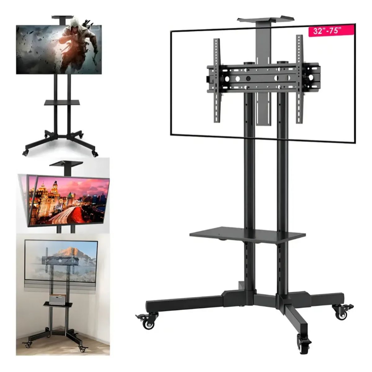 GENERICO - Soporte 1500 Pedestal Para Televisor