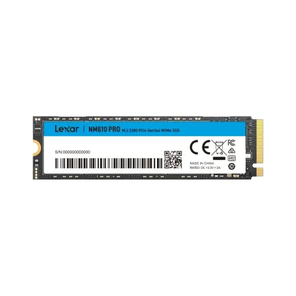 LEXAR - Lexar NM610 PRO 500GB M2 500 GB PCI Express 30 NVMe