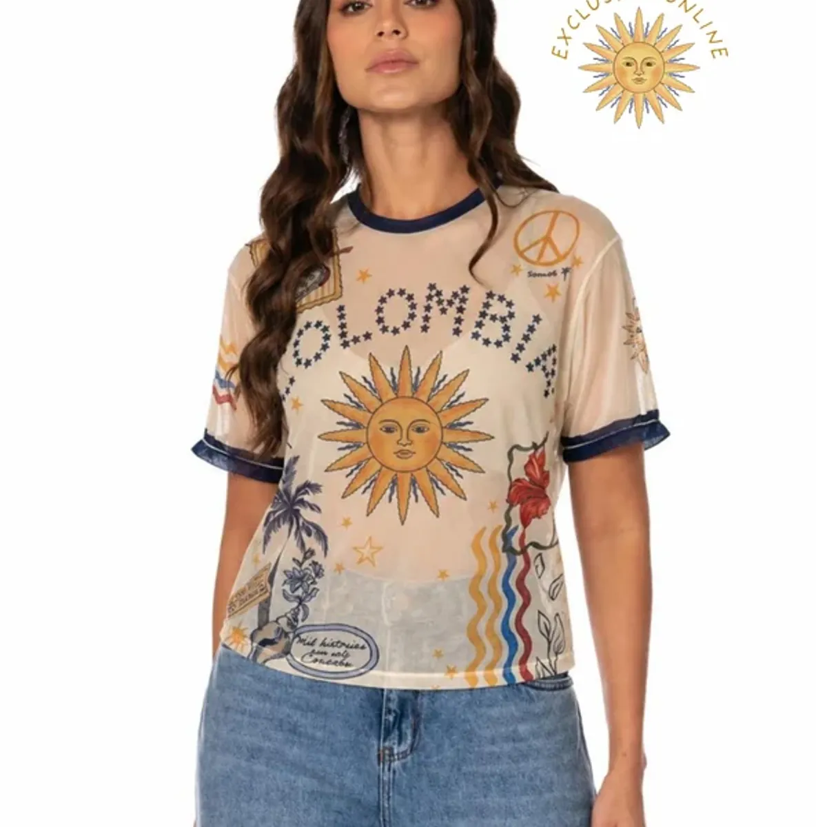 MOMPOSSINA - COLOMBIA MESH SHIRT