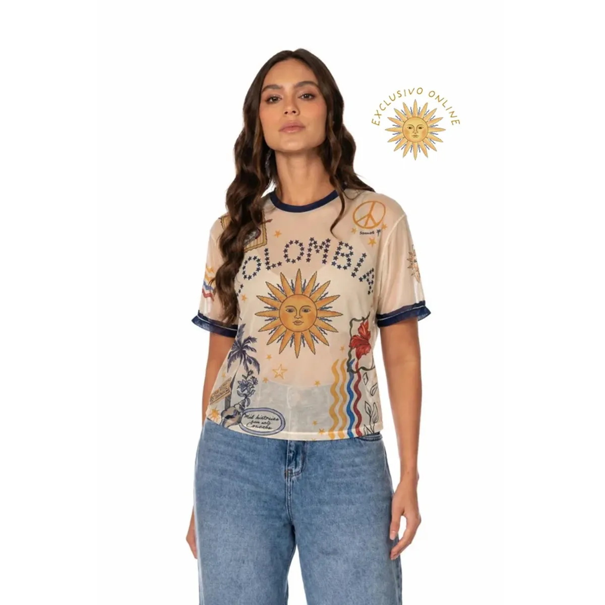 MOMPOSSINA - COLOMBIA MESH SHIRT