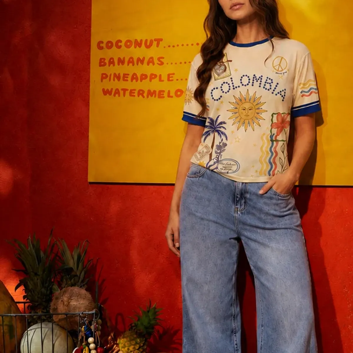 MOMPOSSINA - COLOMBIA MESH SHIRT