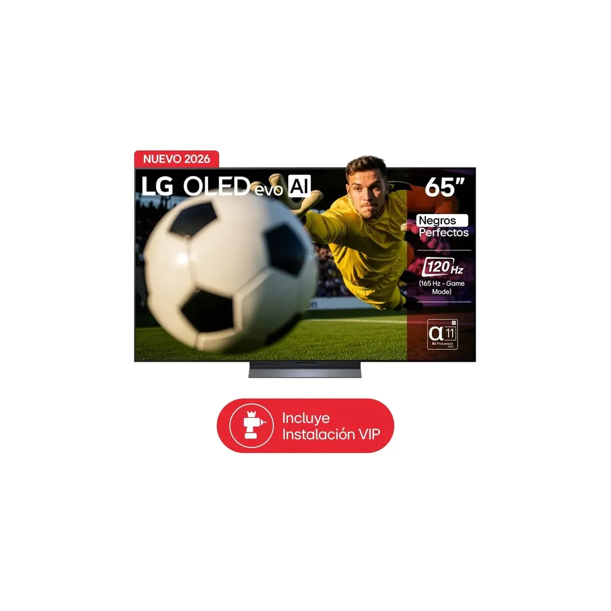 LG - Televisor LG 65 Pulgadas OLED 4K C6 Smart TV  IA 120Hz OLED65C6ESA