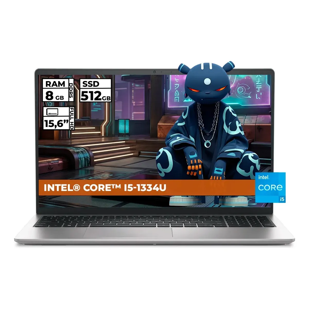 DELL - PORTATIL DELL PRO ESSENTIAL INTEL CORE I5-1334U 8GB RAM 512GB SSD 15'' FHD WINDOWS 11 PRO