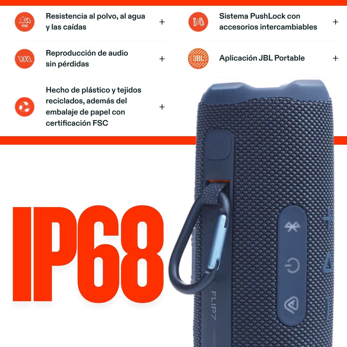 JBL - Parlante Bluetooth JBL FLIP 7