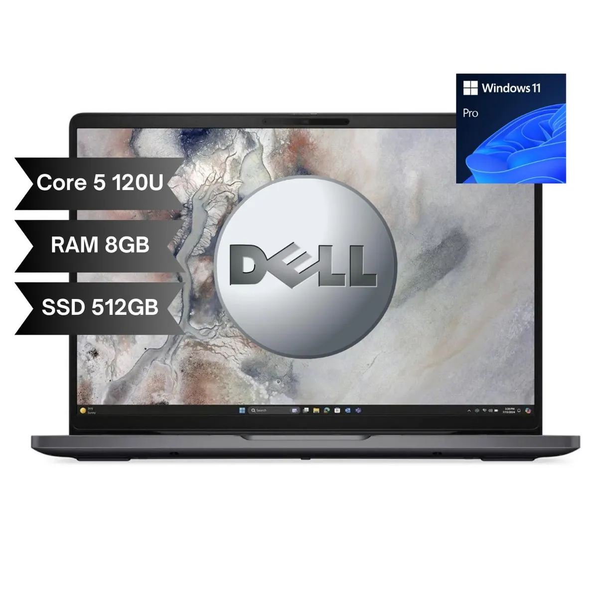 DELL - PORTATIL DELL PRO 14  - INTEL CORE 5 120U - RAM 8GB DDR5 - SSD 512GB -WINDOWS 11 PROFESIONAL