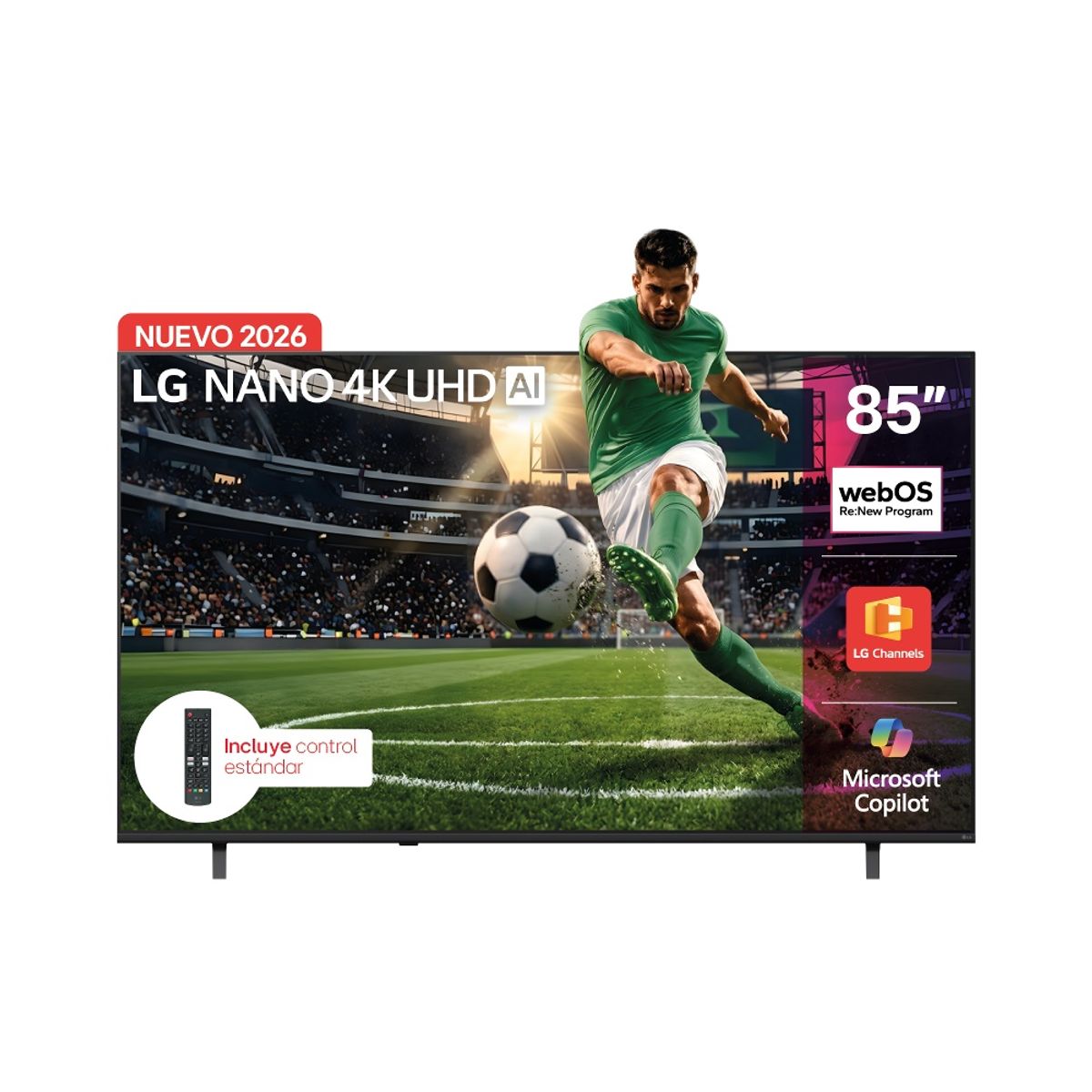 LG - Televisor LG 85 Pulgadas NANO 4K UHD Smart TV  IA  85NU