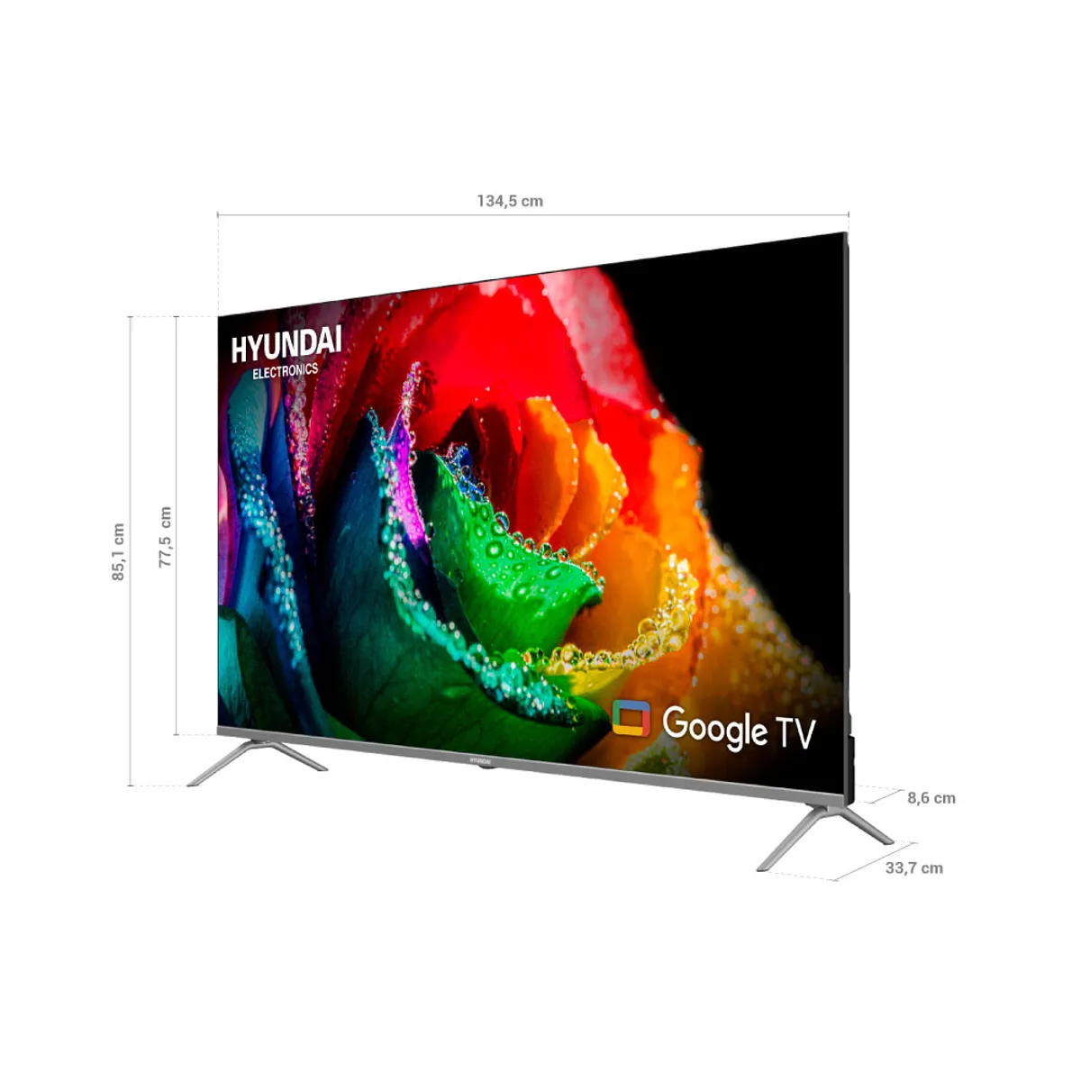 HYUNDAI - TELEVISOR SMART UHD 4K 65" GOOGLE TV HYUNDAI – HYLED6005QG