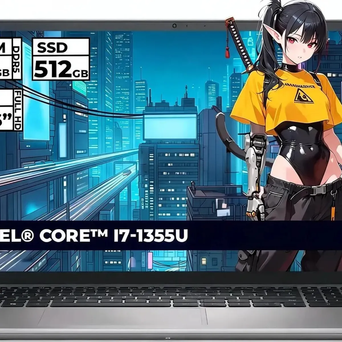 DELL - PORTATIL DELL INTEL CORE I7-1355U 16GB RAM 512GB SSD 15'' FHD WINDOWS 11 PRO