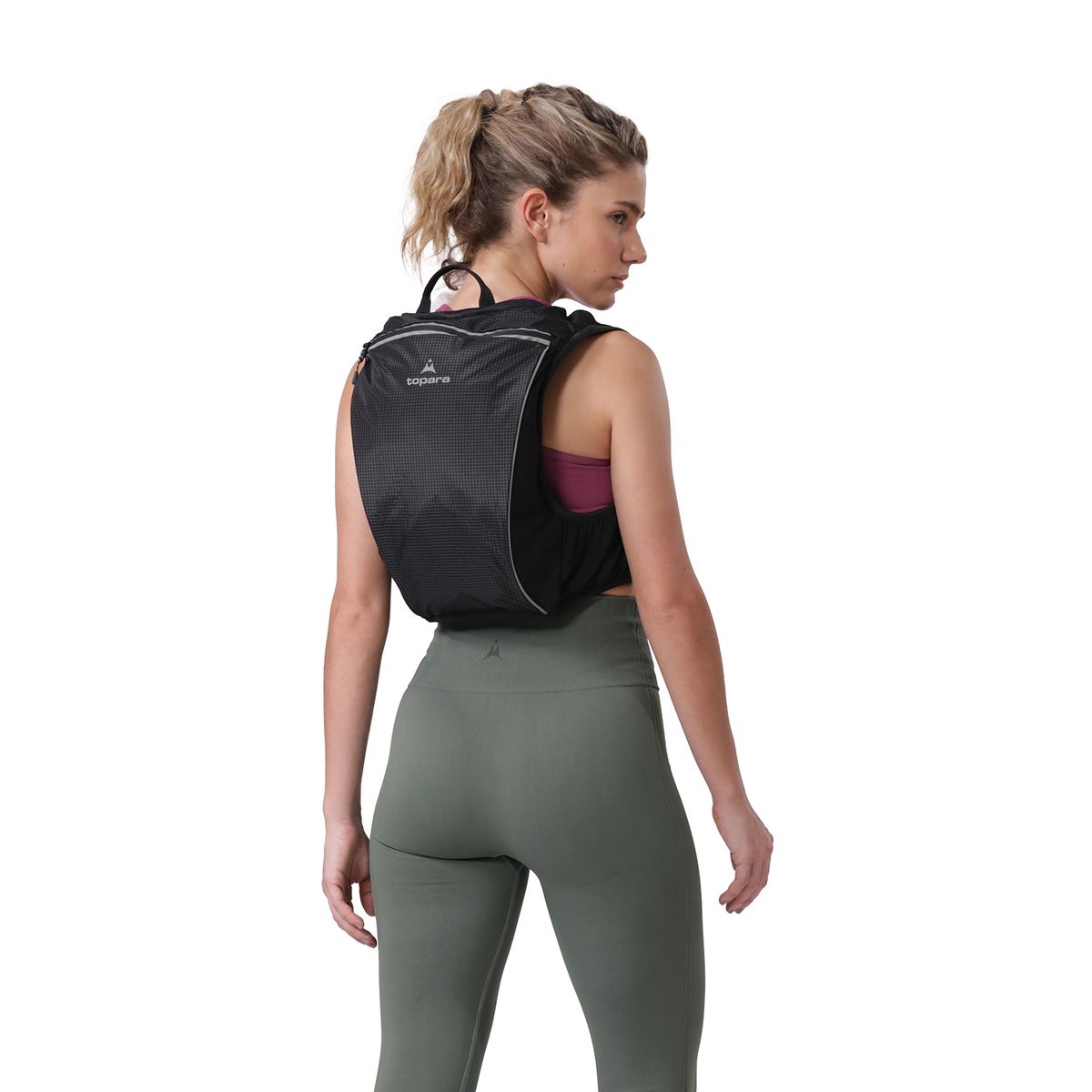 TOPARA - Morral de Hidratación Macuira 10L Negro Topara