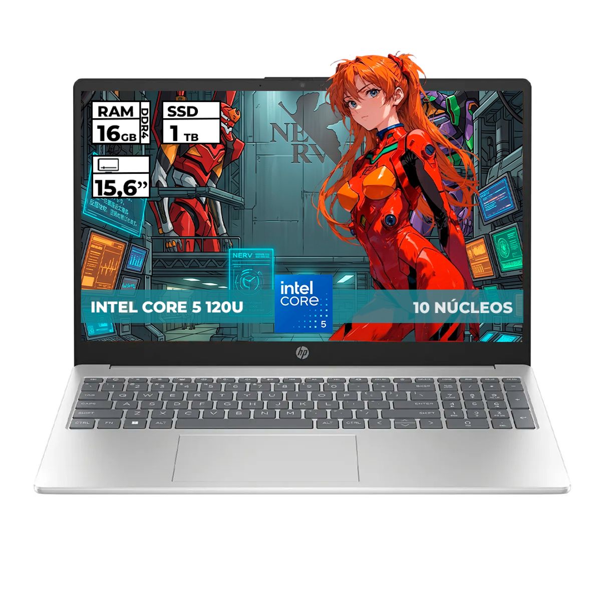 HP - PORTATIL HP INTEL CORE 5-120U 16GB RAM 1TB SSD 15'' FHD