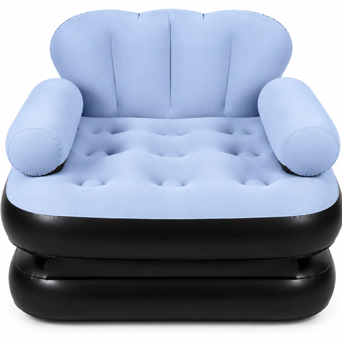 ONE PIXEL - Sofá Cama Inflable Multifuncional 2 en 1 con Reposabrazos 