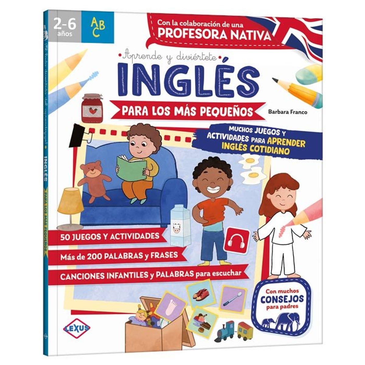 LEXUS - Libro Infantil Inglés para los Más Pequeños - Juegos y Actividades