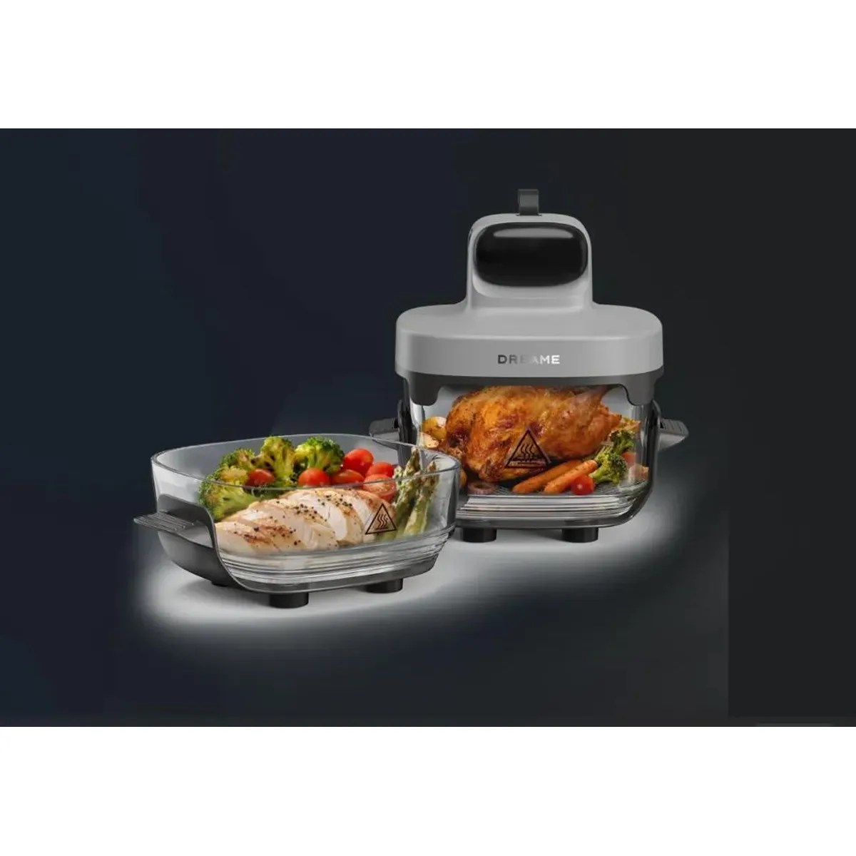DREAME - Dreame Tasti Air Fryer Pt60 1500w Doble Recipiente 2.5/4.5l